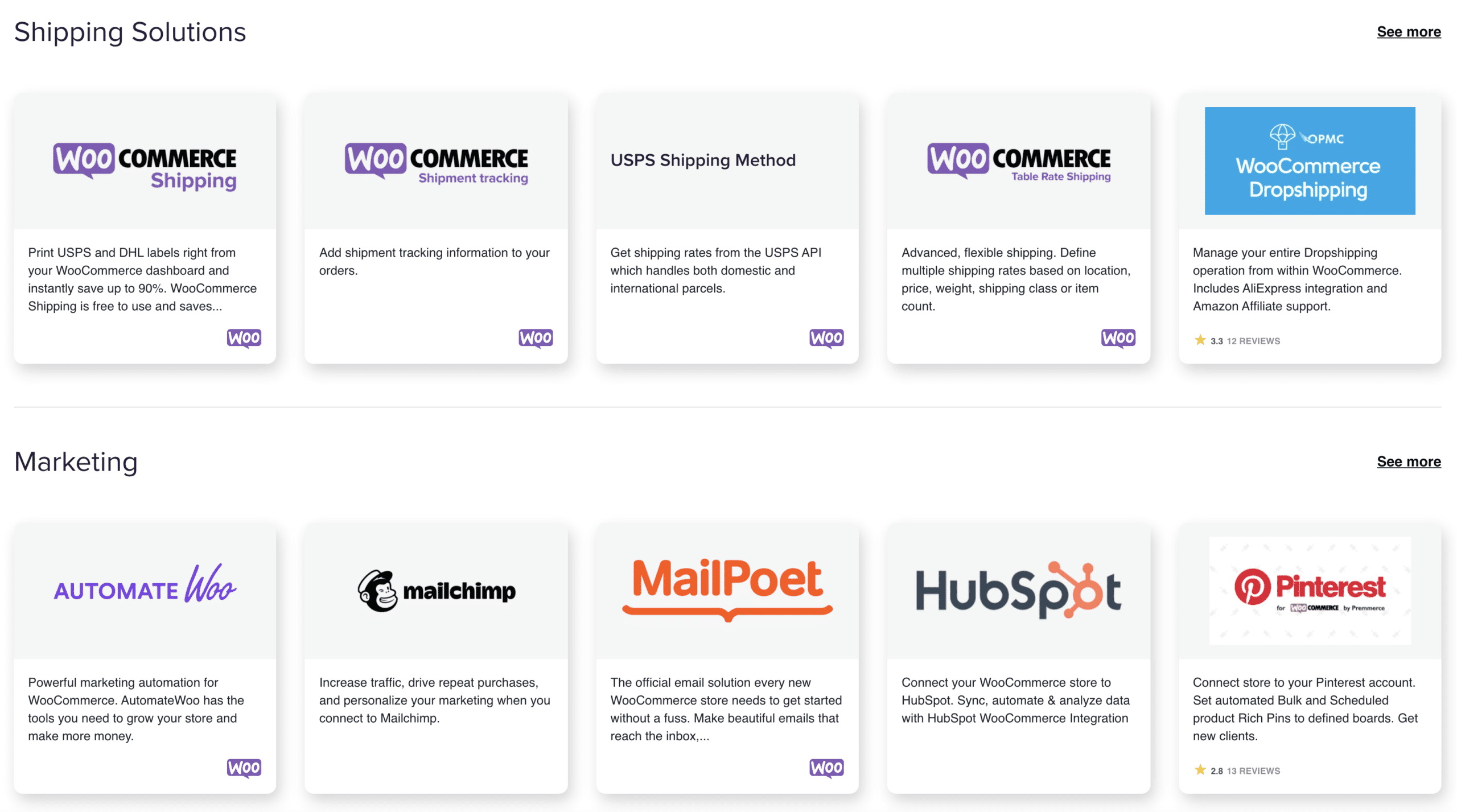 WooCommerce Plugins